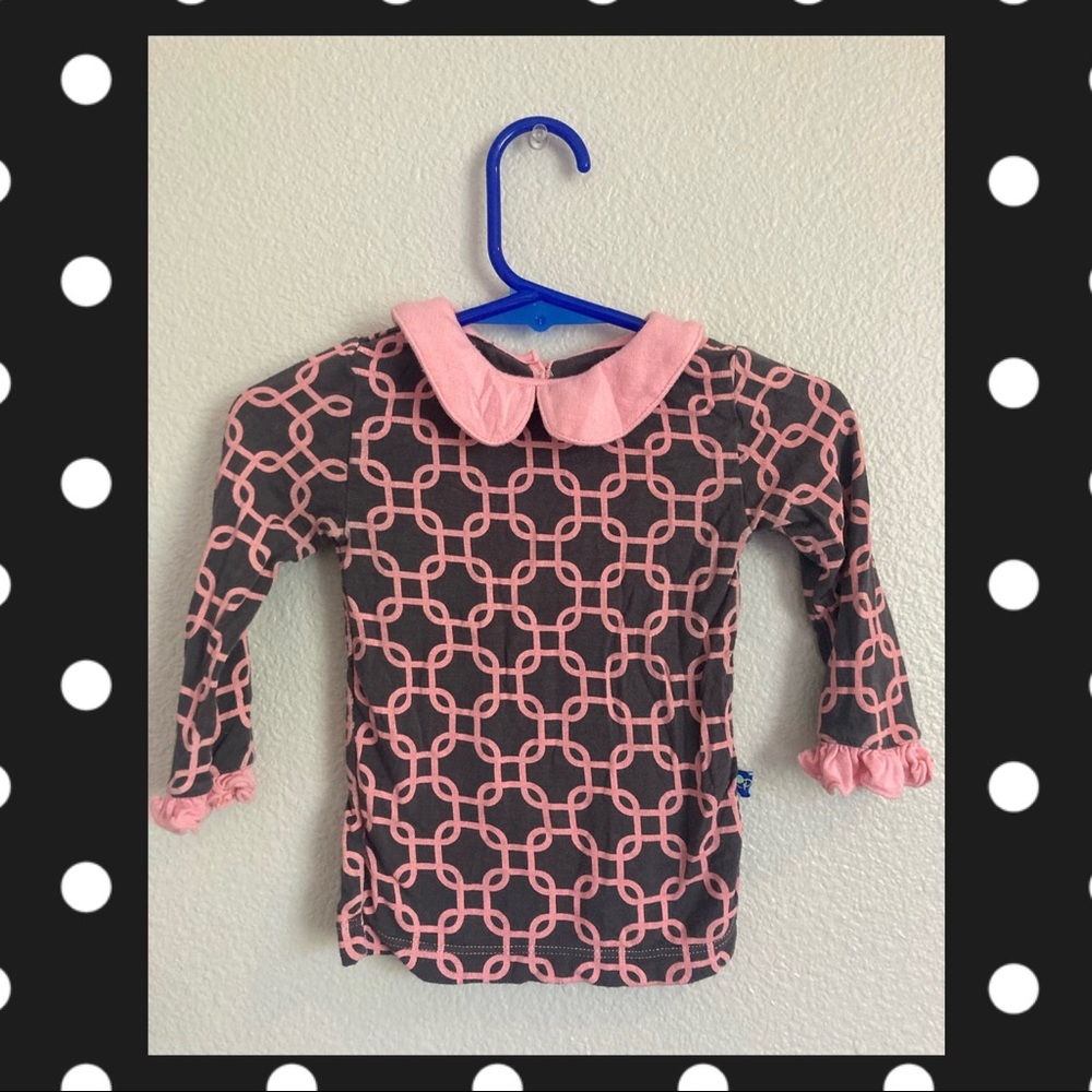 Kickee Pants Bamboo Baby Top GUC size 6-12 months